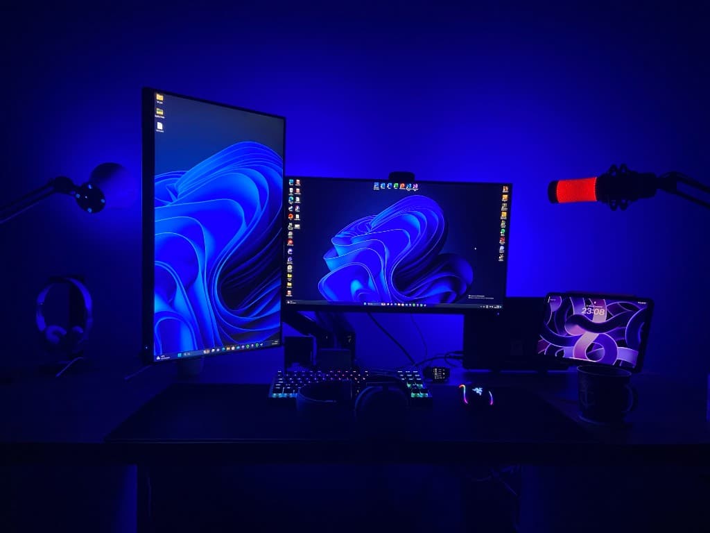 2023 Crypto & build mode desk setup